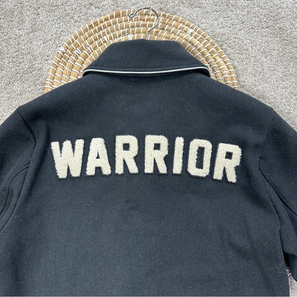 Spiritual Gangster Women's Warrior Heart Isla Jacket Crop Wool Blend in Black S - Picture 8 of 16